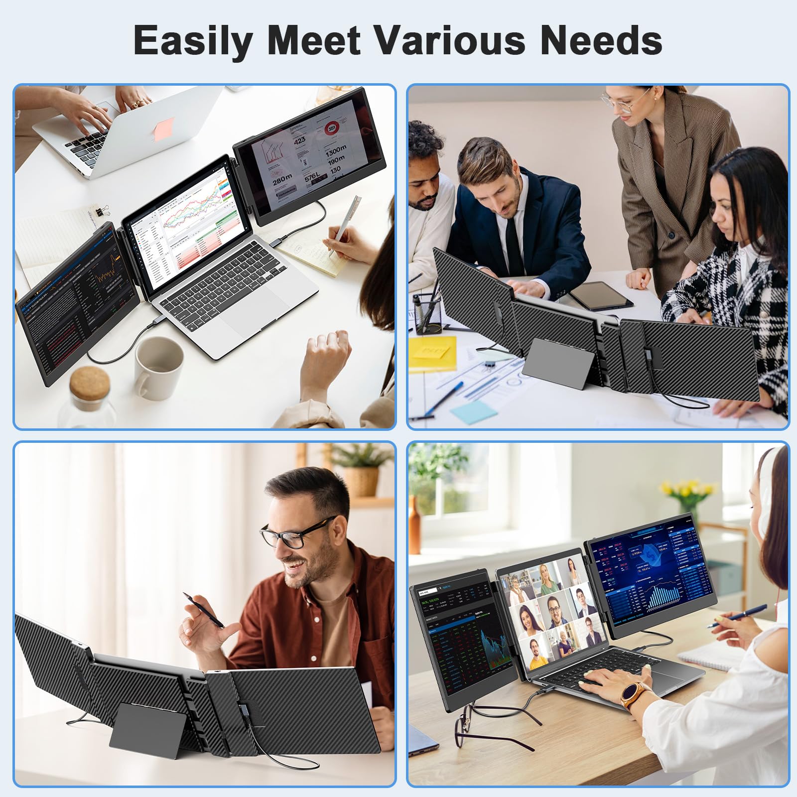 Amazon.com: S3 Laptop Screen Extender, 14'' Triple Portable